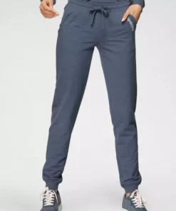 KangaROOS Jogger Pants mit Logo-Schriftzug an der Tasche - NEUE KOLLEKTION Schwarz, Graublau