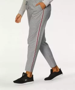 KangaROOS Jogger Pants mit seitlichem, aufgesetztem Galon-Streifen Marine, Weiß, Graublau-meliert, Schwarz -KangaROOS Verkaufsladen 27421683