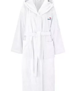 Unisex-Bademantel »Cassidy«, KangaROOS, mit Logostickerei Türkis, Blau, Schwarz, Weiß -KangaROOS Verkaufsladen 27636910