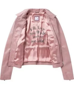 KangaROOS Lederjacke im schlichtem Hemdkragen und Reißverschlüssen - NEUE KOLLEKTION Rosa, Taupe, Schwarz -KangaROOS Verkaufsladen 287556bd e0fd 5d6c ab0c 293e33d67db2