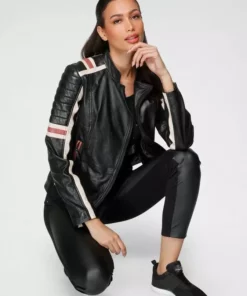 KangaROOS Lederjacke mit farblich abgesetzten Details -KangaROOS Verkaufsladen 2893fb38 2481 59ec 8d21 16a37749111d