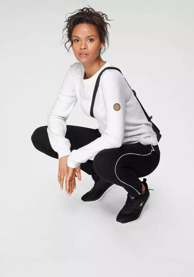 KangaROOS Rundhalspullover mit tollem Zopfmuster - NEUE KOLLEKTION Offwhite, Mittelblau 6 KangaROOS Rundhalspullover mit tollem Zopfmuster - NEUE KOLLEKTION Offwhite, Mittelblau – Bild 6