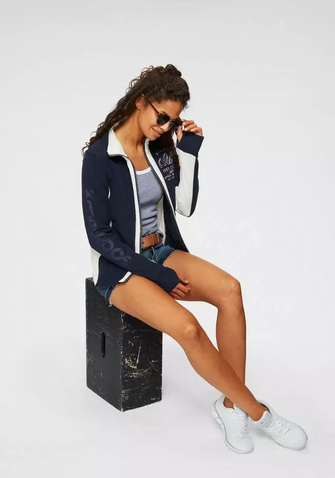 KangaROOS Fleecejacke mit kontrastfarbenen Einsätzen 4 KangaROOS Fleecejacke mit kontrastfarbenen Einsätzen – Bild 4