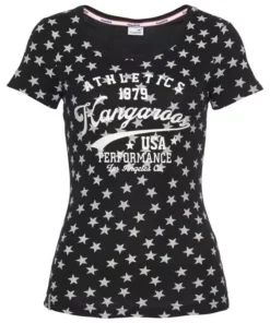 KangaROOS T-Shirt mit Sternen bedruckt Rosa-weiß, Schwarz-weiß, Hellgrau-meliert-weiß 22 KangaROOS T-Shirt mit Sternen bedruckt Rosa-weiß, Schwarz-weiß, Hellgrau-meliert-weiß -KangaROOS Verkaufsladen 29780187