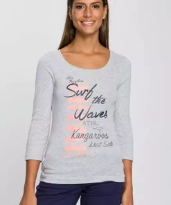 KangaROOS 3/4-Arm-Shirt mit auffälligen Schriftzügen Hellgrau-meliert, Marine, Weiß, Pink 31 KangaROOS 3/4-Arm-Shirt mit auffälligen Schriftzügen Hellgrau-meliert, Marine, Weiß, Pink -KangaROOS Verkaufsladen 2a0ca296 72f6 5304 93ab e07b1e2987df