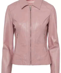 KangaROOS Lederjacke im schlichtem Hemdkragen und Reißverschlüssen - NEUE KOLLEKTION Rosa, Taupe, Schwarz -KangaROOS Verkaufsladen 2b6414e6 b139 51f9 a064 f82e1e3a573d