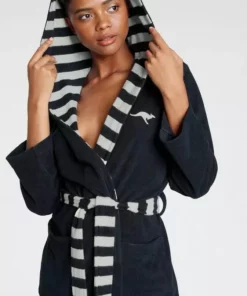 Damenbademantel »Celia«, KangaROOS, mit gestreiftem Gürtel Marine, Rot, Grau -KangaROOS Verkaufsladen 2bd987ba e86a 5f9a b9fe d00cb8f56291