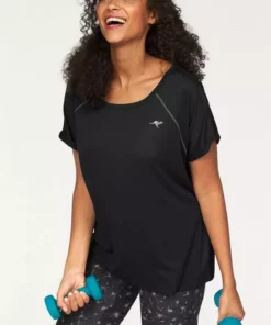 KangaROOS Funktionsshirt Große Größen Schwarz, Bordeaux, Schwarz (Shirt aus nachhaltigem Material) -KangaROOS Verkaufsladen 2f0afa5d 1d0a 552d 9f2a b29e9a44c1f9