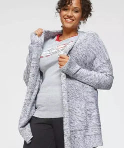 KangaROOS Strickjacke in meliertes Obermaterial -KangaROOS Verkaufsladen 30207978