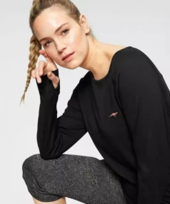 KangaROOS Langarmshirt Große Größen Schwarz, Petrol 8 KangaROOS Langarmshirt Große Größen Schwarz, Petrol -KangaROOS Verkaufsladen 30250112