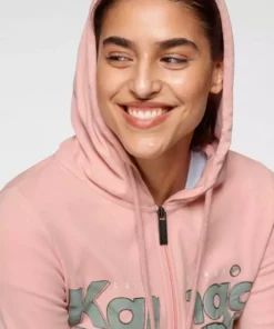 KangaROOS Kapuzensweatjacke mit großem Logo-Front-Print - NEUE KOLLEKTION Marine, Rosa -KangaROOS Verkaufsladen 302515c1 b039 5f5a 857e 7c56cd79015b