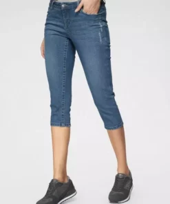 KangaROOS Caprijeans in 7/8 Länge mit destroyed Details Darkblue-used, Blau-denim 33 KangaROOS Caprijeans in 7/8 Länge mit destroyed Details Darkblue-used, Blau-denim -KangaROOS Verkaufsladen 30738023