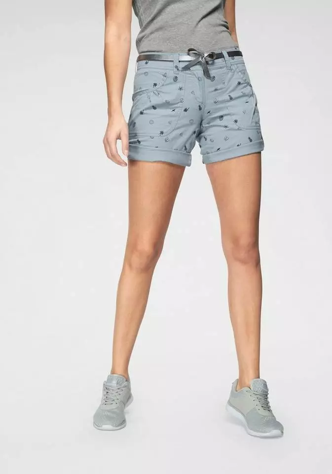 KangaROOS Bermudas krempelbar Marine, Hellblau-bedruckt, Weiß, Hellgrau 23 KangaROOS Bermudas krempelbar Marine, Hellblau-bedruckt, Weiß, Hellgrau – Bild 23