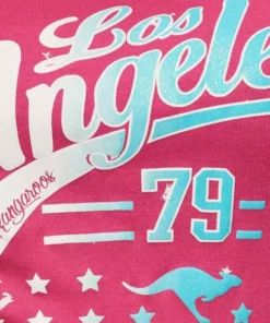 KangaROOS T-Shirt mit auffälligem Druck Marine-meliert-bedruckt, Pink-bedruckt, Schwarz, Weiß -KangaROOS Verkaufsladen 31119670