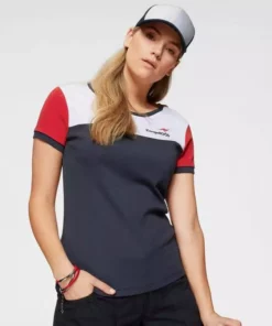 KangaROOS T-Shirt im Colorblocking-Stil Hellgrau-meliert-grün-weiß, Marine-colorblocking, Weiß-schwarz-hellgrau-meliert -KangaROOS Verkaufsladen 31119762