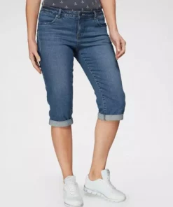 KangaROOS Caprijeans in 7/8 Länge mit destroyed Details Darkblue-used, Blau-denim 34 KangaROOS Caprijeans in 7/8 Länge mit destroyed Details Darkblue-used, Blau-denim -KangaROOS Verkaufsladen 31119938