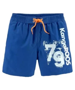KangaROOS Badeshorts, mit Logodruck seitlich Rot, Blau -KangaROOS Verkaufsladen 31422586
