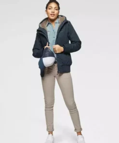 KangaROOS Chinohose (Set, 2-tlg., mit Gürtel) in schmaler Form, mit Kordel zu binden Beige, Schwarz, Weiß, Marine -KangaROOS Verkaufsladen 31898784