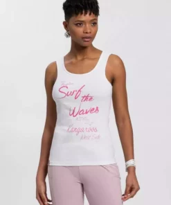 KangaROOS Tanktop mit "surf-life" Logo-Druck - NEUE KOLLEKTION Weiß, Marine, Hellgrau-meliert -KangaROOS Verkaufsladen 32df63e0 4334 5b53 8ad4 5196e0d7a89b