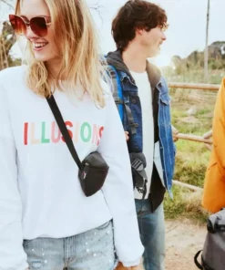 KangaROOS Gürteltasche, mit praktischem Reißverschluss-Rückfach Blau, Schwarz -KangaROOS Verkaufsladen 33185809