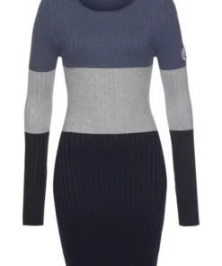 KangaROOS Strickkleid in Rippstrick und Colorblocking-Optik -KangaROOS Verkaufsladen 33404592