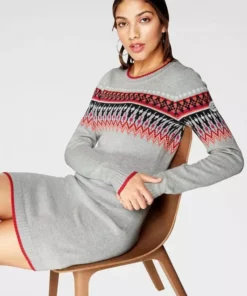 KangaROOS Strickkleid im Fair-Isle-Norweger-Muster