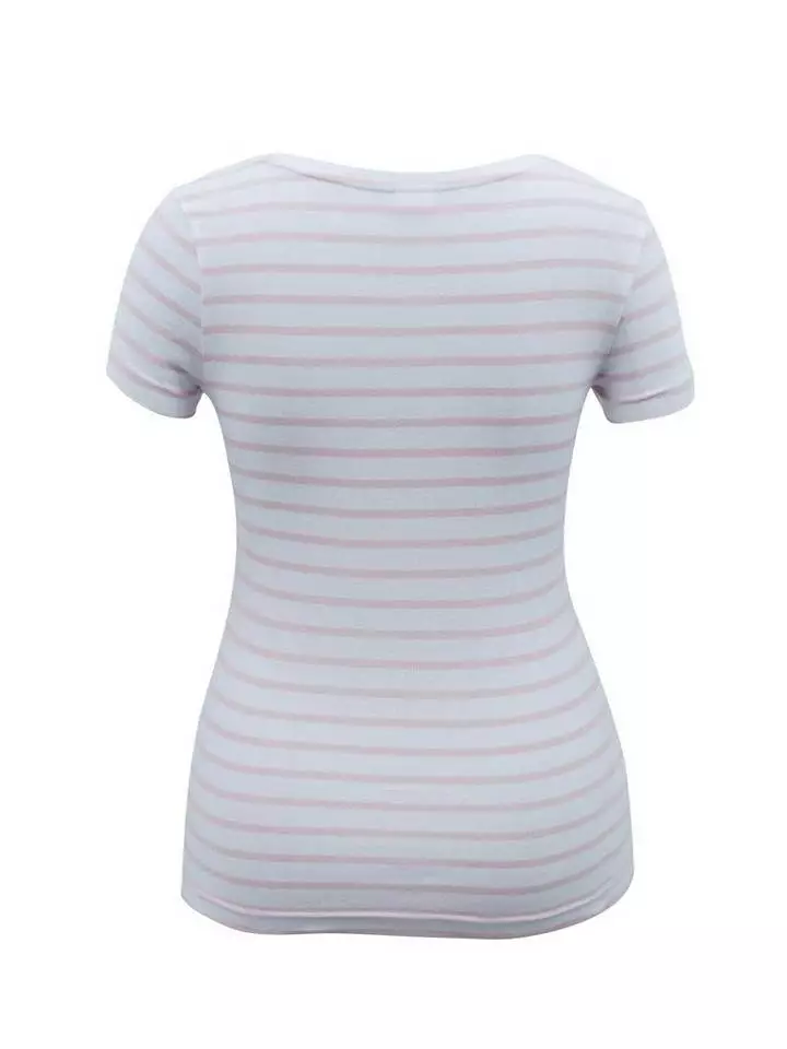 KangaROOS T-Shirt mit Wende-Pailletten Rosa-weiß, Marine-weiß 7 KangaROOS T-Shirt mit Wende-Pailletten Rosa-weiß, Marine-weiß – Bild 7