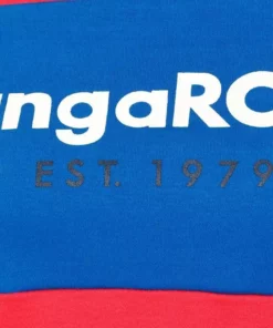 KangaROOS Hoodie mit Markennamen auf der Brust Pink-marine-gestreift, Rot-blau-gestreift -KangaROOS Verkaufsladen 35137615