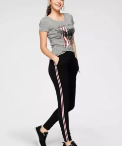 KangaROOS T-Shirt mit großem Flaggen-Front-Print -KangaROOS Verkaufsladen 35142510