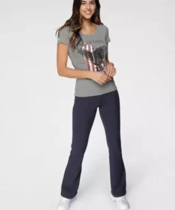 KangaROOS T-Shirt mit großem Flaggen-Front-Print -KangaROOS Verkaufsladen 35220715