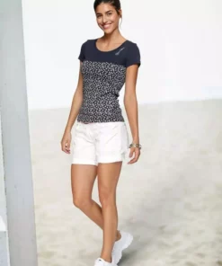 KangaROOS T-Shirt mit verschiedenen Prints Weiß-blau-gestreift, Türkis-gemustert, Blau-weiß-gestreift-geblümt, Marine-gemustert -KangaROOS Verkaufsladen 35332990