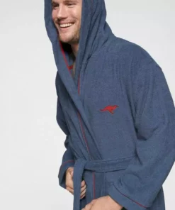 Unisex-Bademantel »Luke«, KangaROOS, mit Logostickerei auf der Brust -KangaROOS Verkaufsladen 35482876