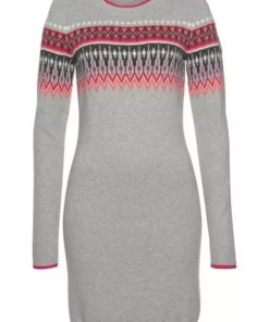 KangaROOS Strickkleid im Fair-Isle-Norweger-Muster 10 KangaROOS Strickkleid im Fair-Isle-Norweger-Muster -KangaROOS Verkaufsladen 35886402