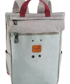 KangaROOS Cityrucksack, kann auch als Tasche getragen werden Mint-grau, Petrol-grau, Hellblau, Pink-schwarz -KangaROOS Verkaufsladen 35892173