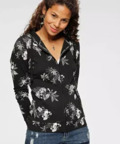 KangaROOS Shirtjacke in unterschiedlichen Print-Dessins Offwhite, Altrosa-meliert, Schwarz-gemustert, Marine