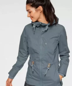 KangaROOS Langjacke mit bedrucktem Innenfutter Altrosa, Schwarz, Rauchblau -KangaROOS Verkaufsladen 36265943