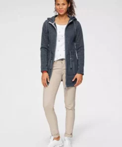 KangaROOS Chinohose (Set, 2-tlg., mit Gürtel) in schmaler Form, mit Kordel zu binden Beige, Schwarz, Weiß, Marine -KangaROOS Verkaufsladen 36303729