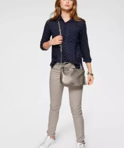 KangaROOS Chinohose (Set, 2-tlg., mit Gürtel) in schmaler Form, mit Kordel zu binden Beige, Schwarz, Weiß, Marine -KangaROOS Verkaufsladen 36305957