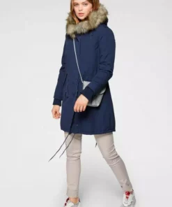 KangaROOS Chinohose (Set, 2-tlg., mit Gürtel) in schmaler Form, mit Kordel zu binden Beige, Schwarz, Weiß, Marine -KangaROOS Verkaufsladen 36307484