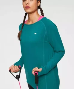 KangaROOS Langarmshirt Große Größen Schwarz, Petrol 11 KangaROOS Langarmshirt Große Größen Schwarz, Petrol -KangaROOS Verkaufsladen 36736424