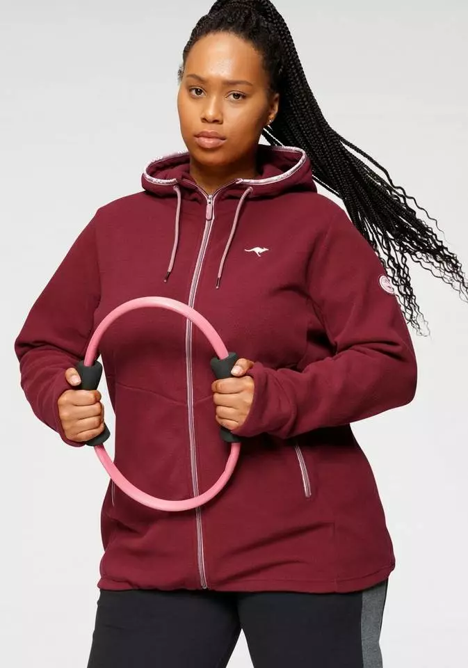 KangaROOS Fleecejacke Marine, Weinrot, Weinrot (Fleecejacke aus nachhaltigem Material) 9 KangaROOS Fleecejacke Marine, Weinrot, Weinrot (Fleecejacke aus nachhaltigem Material) – Bild 9