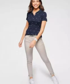 KangaROOS Chinohose (Set, 2-tlg., mit Gürtel) in schmaler Form, mit Kordel zu binden Beige, Schwarz, Weiß, Marine -KangaROOS Verkaufsladen 37001369