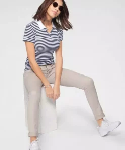 KangaROOS Chinohose (Set, 2-tlg., mit Gürtel) in schmaler Form, mit Kordel zu binden Beige, Schwarz, Weiß, Marine -KangaROOS Verkaufsladen 37001766