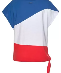 KangaROOS 2-in-1-Kleid (2-tlg) in sommerlicher zweiteiliger Kombination Kleid und Shirt Grau-weiß-gestreift | schwarz, Marine-koralle-gestreift | marine, Royalblau-rot-weiß | hellgrau-meliert, Blau-rosa -KangaROOS Verkaufsladen 37102557