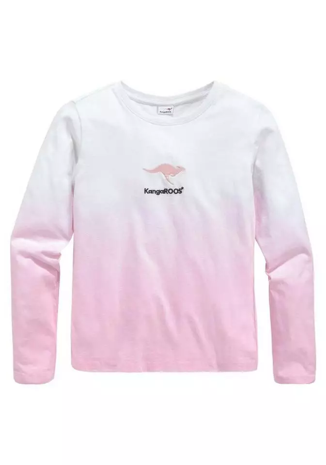 KangaROOS Langarmshirt im Farbverlauf 2 KangaROOS Langarmshirt im Farbverlauf – Bild 2