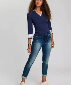 KangaROOS 3/4-Arm-Shirt mit großem Markenschriftzug am Arm Weiß-blau, Schwarz-weiß, Marine-weiß 11 KangaROOS 3/4-Arm-Shirt mit großem Markenschriftzug am Arm Weiß-blau, Schwarz-weiß, Marine-weiß -KangaROOS Verkaufsladen 3ea2bfbf bbcd 5aa6 a9de 4e0823f738f7