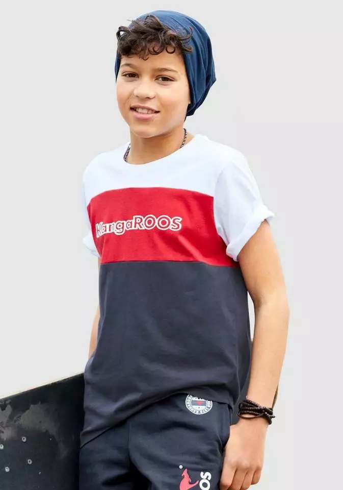 KangaROOS T-Shirt »in Colorblockdesign« 1 KangaROOS T-Shirt »in Colorblockdesign«