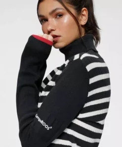 KangaROOS Rollkragenpullover in toller Rippen-Optik Schwarz-wollweiß, Marine-wollweiß -KangaROOS Verkaufsladen 40fd00ca 7d8c 5f86 af87 2464053a6ba2