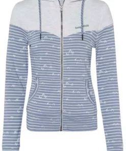 KangaROOS Kapuzensweatjacke mit Colourblocking im Uni-Alloverdruck-Mix - NEUE KOLLEKTION Ecru-meliert, Blau, Marine-rosa -KangaROOS Verkaufsladen 41bd29d6 10fd 5559 98c0 01edb08d6c2b