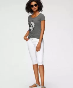 KangaROOS T-Shirt mit niedlichem Pandaprint vorne und hinten Anthrazit-meliert, Marine -KangaROOS Verkaufsladen 441c7d1a a38f 51f7 86a7 12b46824cfe1